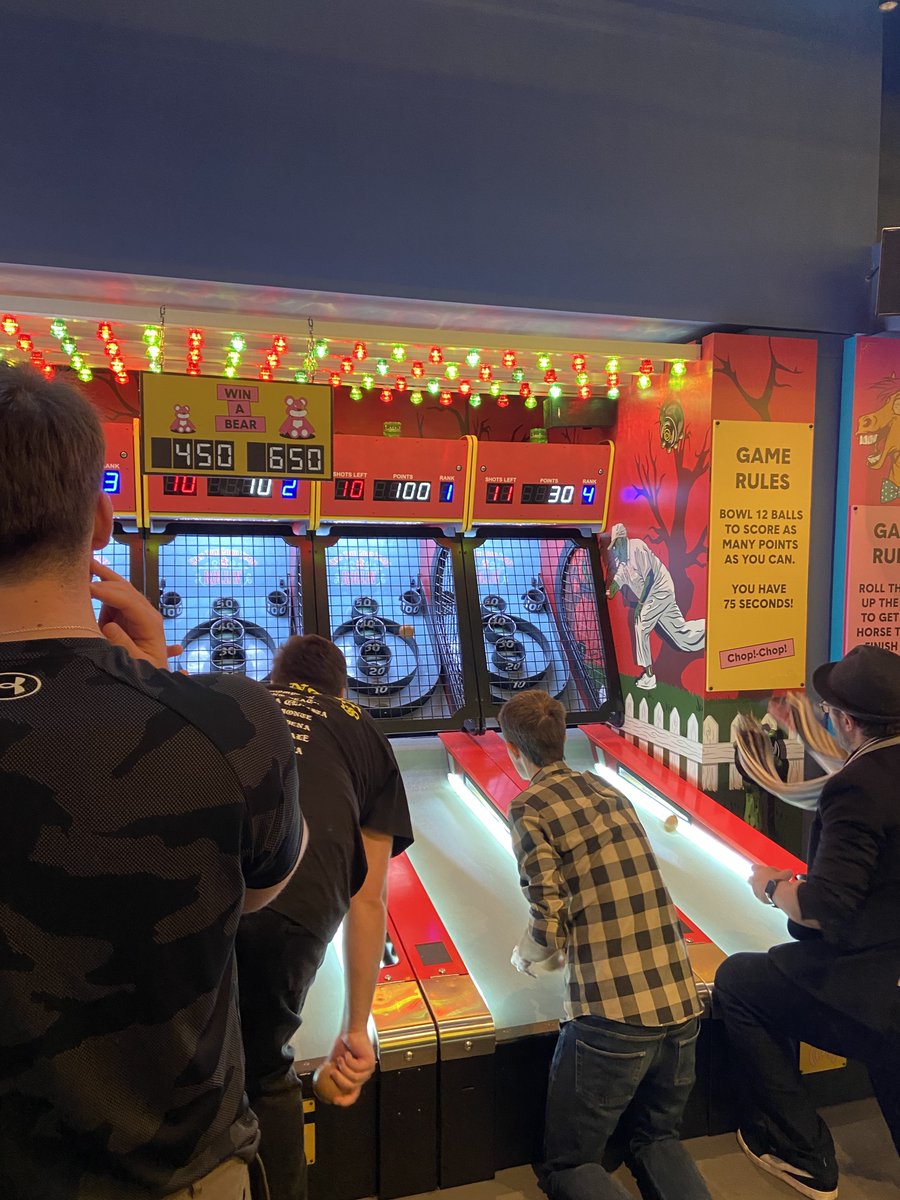 Last week we headed to Fairgame for our Q1 team day. We're a competitive bunch and the stakes were high as we moved from Whack-a-Mole to Skee-Ball. So grateful to work with such a great team 💚 #TeamDay #Startups #RemoteWork