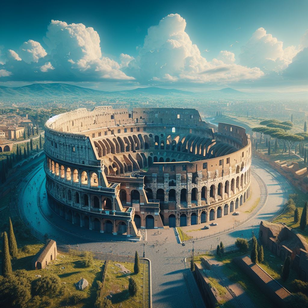 zahra53659's tweet photo. The ancient Roman Colosseum.📷

#AIAncientRomeColosseum #DigitalHistoryWonders #ColosseumRevived #AIArchitecturalMarvel #TimeTravelThroughAI #History #Mystery #Italy #ColosseumAerialView #GladiatorFight #RomanColosseum https://t.co/nR0blHl9sg