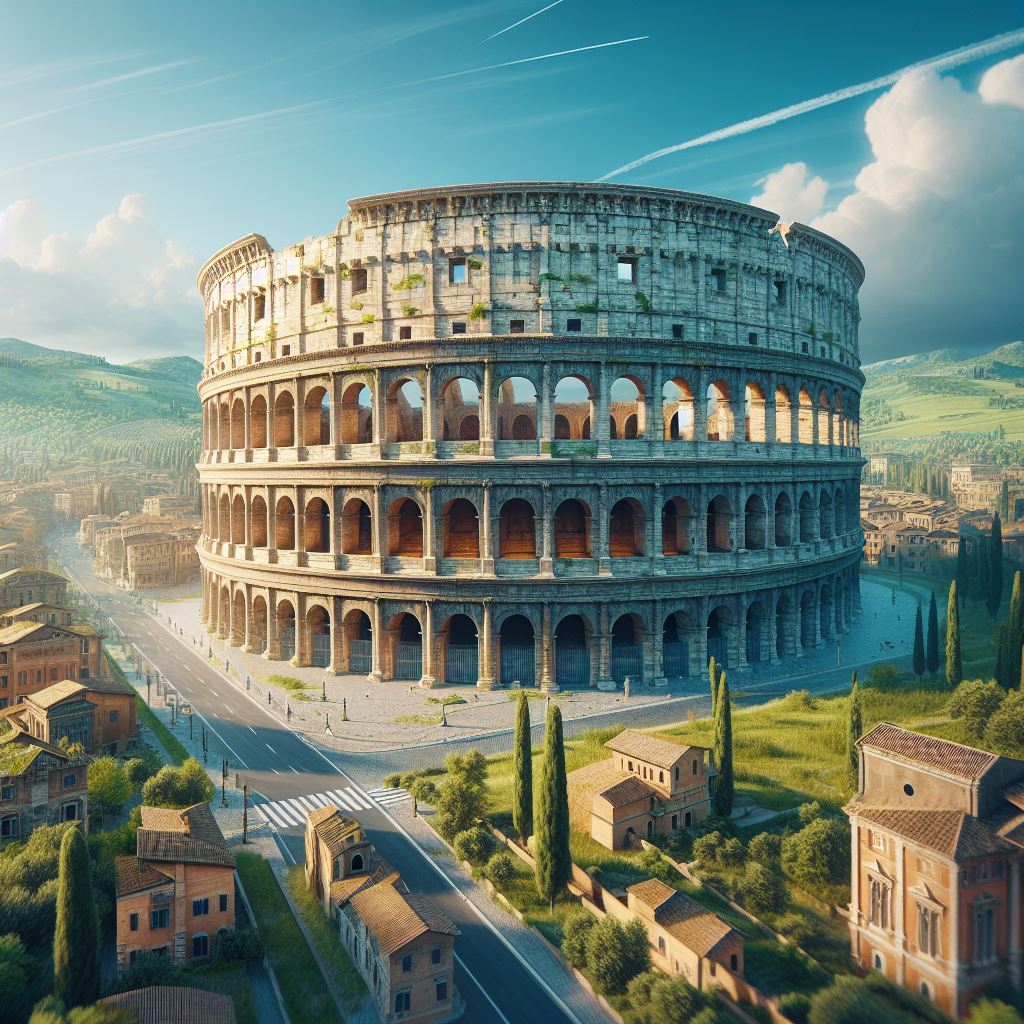 zahra53659's tweet photo. The ancient Roman Colosseum.📷

#AIAncientRomeColosseum #DigitalHistoryWonders #ColosseumRevived #AIArchitecturalMarvel #TimeTravelThroughAI #History #Mystery #Italy #ColosseumAerialView #GladiatorFight #RomanColosseum https://t.co/nR0blHl9sg