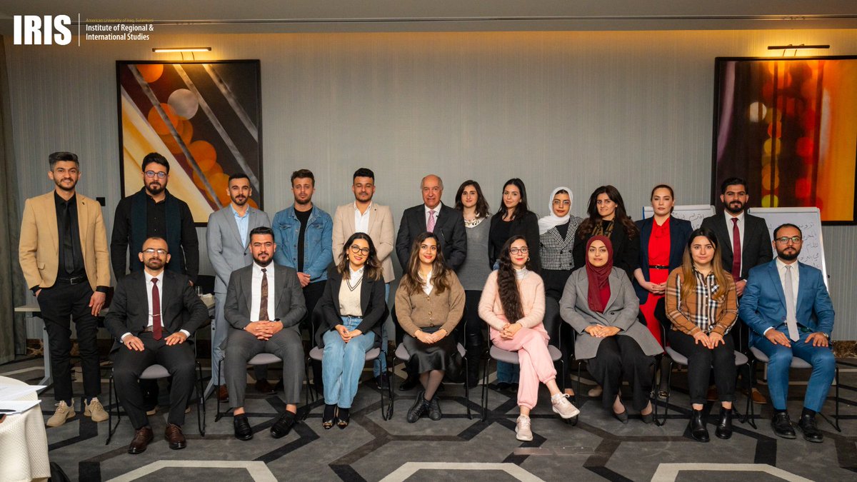 IRISmideast's tweet photo. IRIS has concluded the first ‘Youth for Accountability in Environmental Governance’ workshop of 2024, with participants from across #Iraq mentored by experts in water governance. https://t.co/vdW6iTAKOF