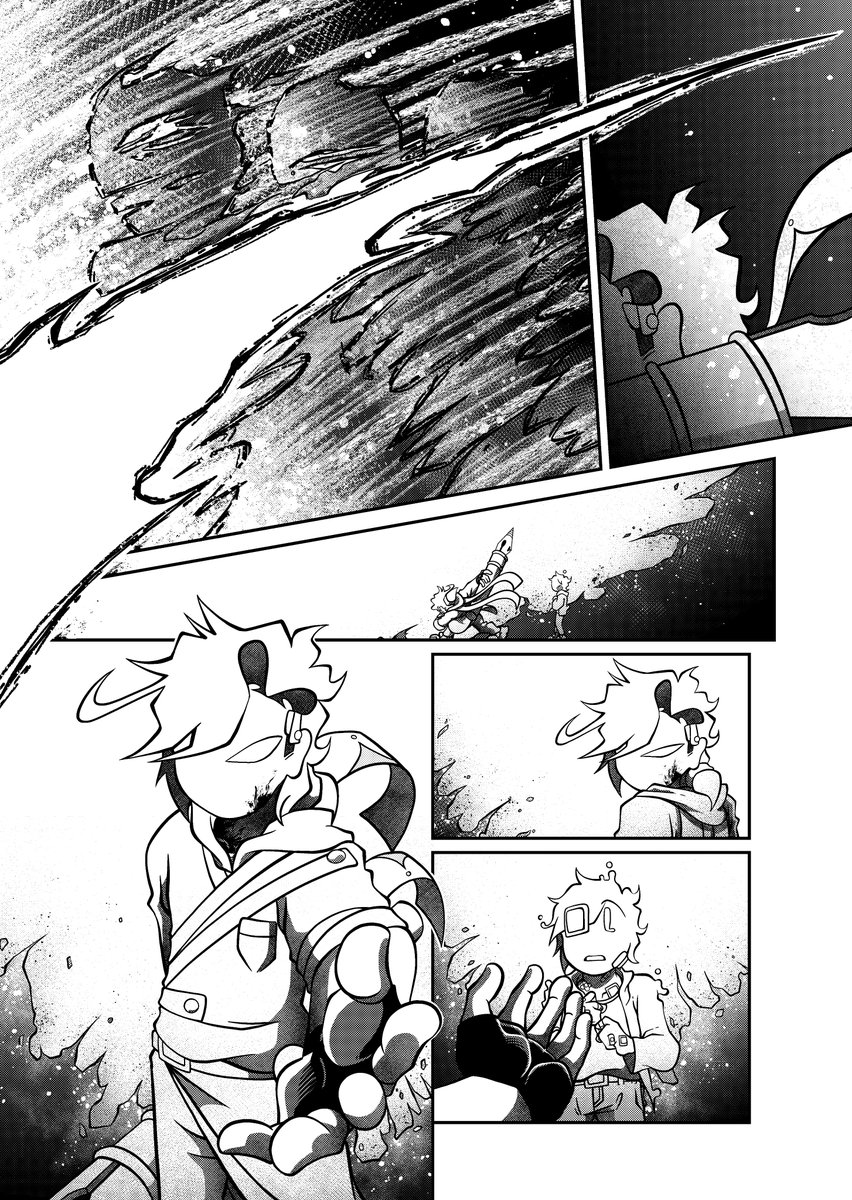 Iro096's tweet photo. 「悪夢」

生き残りのナイト：https://t.co/uj2s6Y4gQp

#漫画が読めるハッシュタグ    #創作漫画 #ショート動画 #悪夢 https://t.co/usABkhYAUI