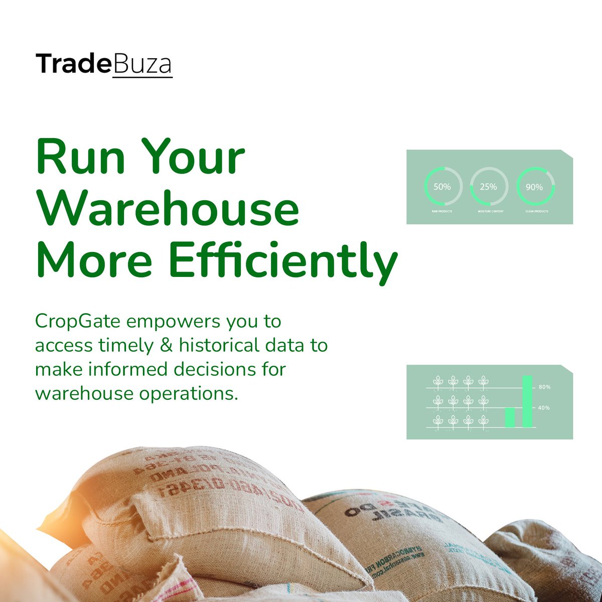 TradeBuza's tweet photo. Manage aggregation and supply operations on CropGate!

With CropGate, you can record, track, and optimize all your aggregation activities and improve your relations with suppliers.

Sign up on https://t.co/LkSiPx8Jf5
#commoditytrading #commodityaggregation #tradebuza https://t.co/P4rEnilwHi