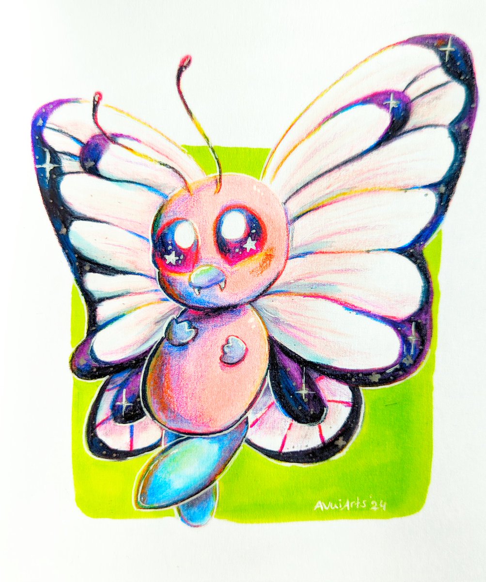 AvuiArts's tweet image. # 12 Butterfree

Anyone else remembers the cute pink Butterfree from that one episode?

#caterpie #metapod #butterfree #traditionalart #pokemon #pokémon #pokemonart #pokemonfanart #bugpokemon #PokemonTCG