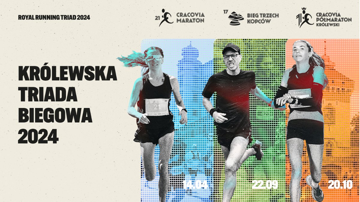 Nowe terminy naszych wydarzeń biegowych!
21. Cracovia Maraton odbędzie się 14 kwietnia 2024 r., a 20 października spotkamy się podczas 10. Cracovia Półmaratonu Królewskiego. Więcej informacji: tiny.pl/czwtp