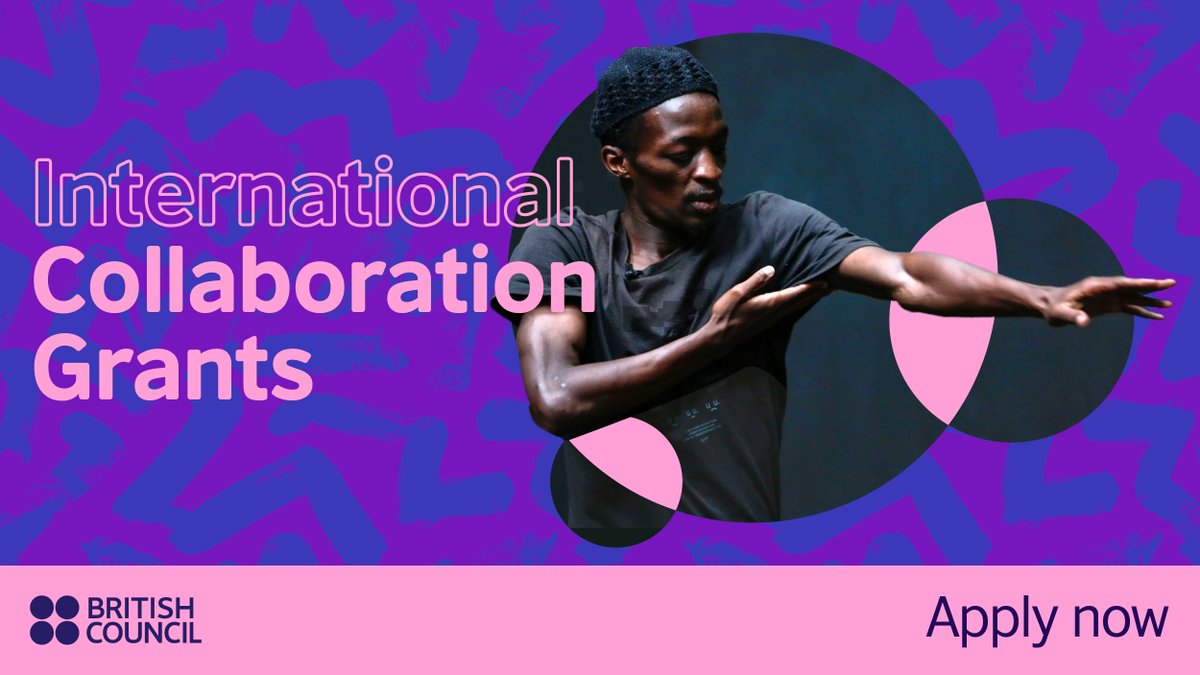📢 International Collaboration Grants are back! 👉 Apply for up to £75k to develop an arts project in collaboration with a UK partner organisation. 🔗 bit.ly/3S8a3mN 📅 Deadline: 30 April #CollaborationGrants