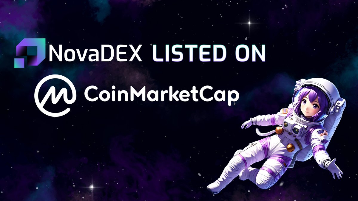 NovaDEX_io's tweet image. 🎉 $NVX is now listed on @CoinMarketCap 

coinmarketcap.com/currencies/nov…