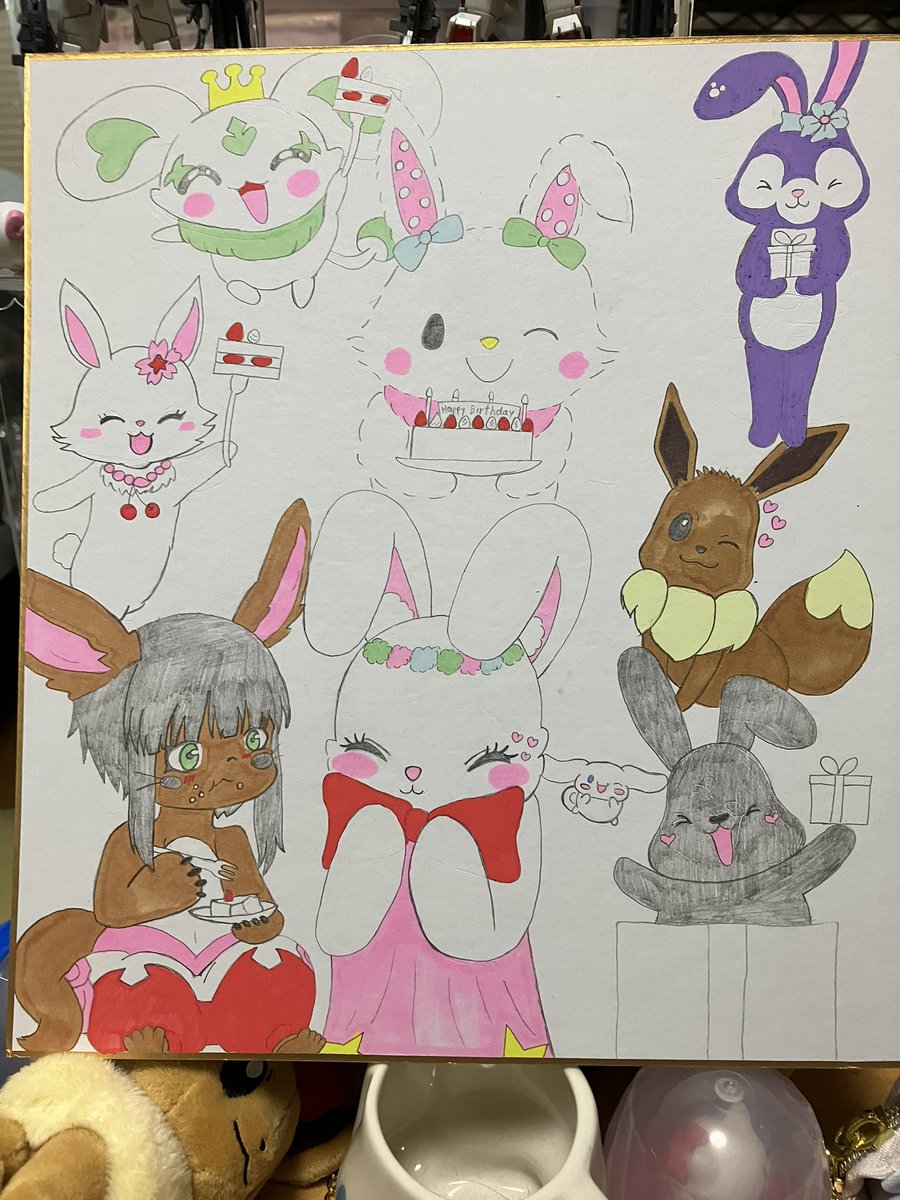 ♡ステラ`ルーLOVEページ♡ 色染まで来ました。 空きスペースがあるので、そこに何か足そうと思い