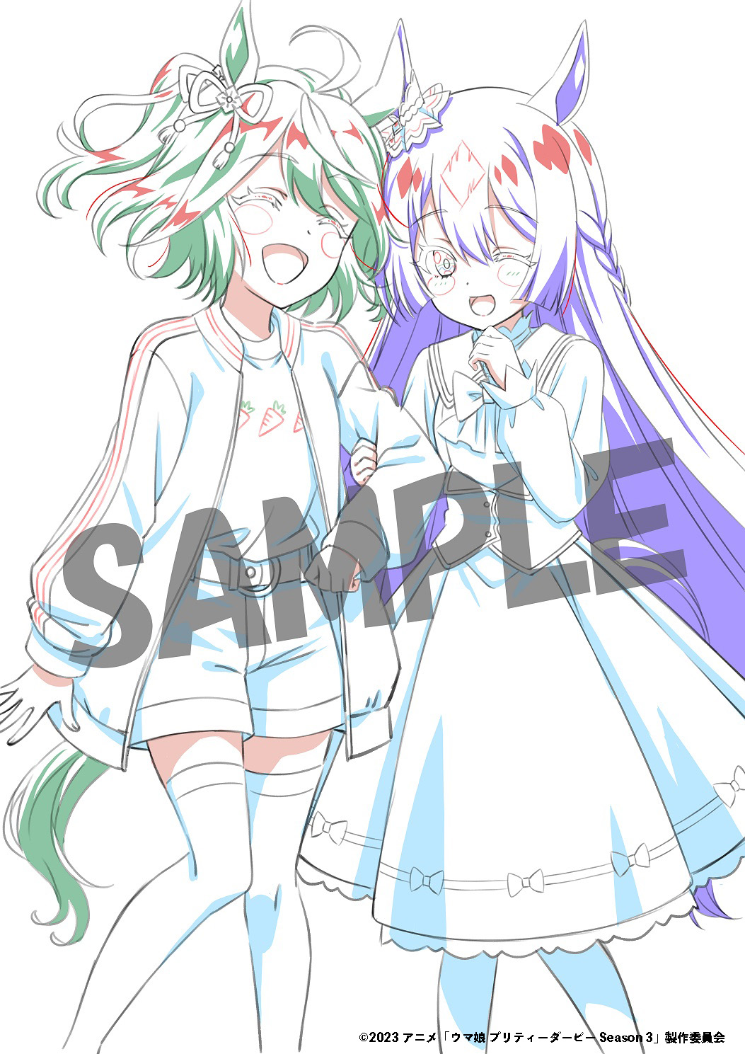 ウマ娘 Season 3 全巻購入特典 描き下ろし めくれるB2タペストリー ウマ娘 Season 3 全巻購入特典 描き下ろし めくれるB2