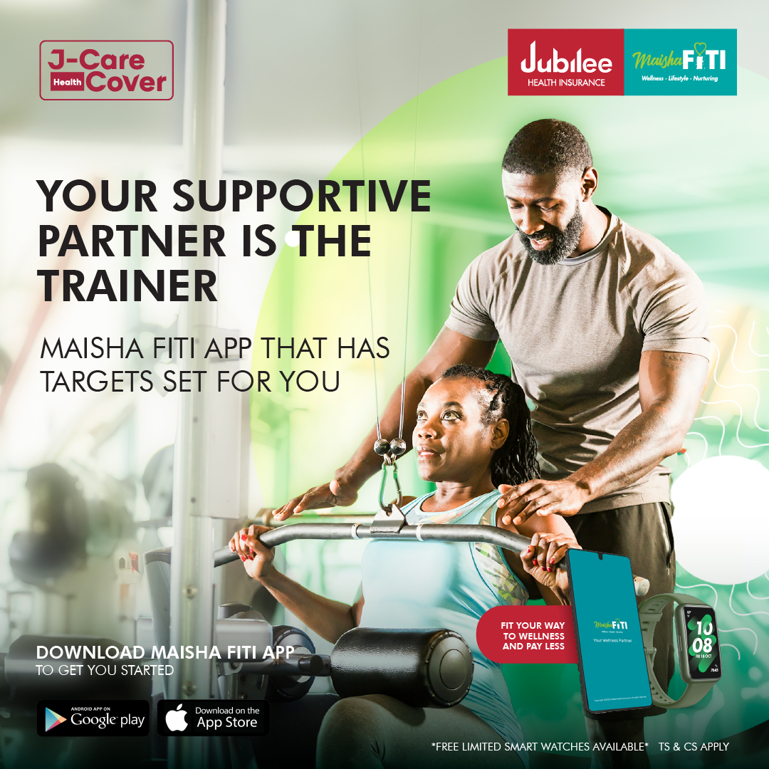 JubileeInsKE's tweet image. Maisha Fiti has challenges that gradually push your limits. Want to know how? Download the Maisha Fiti app, meet your goals and stand to pay less for your J-Care medical cover. 

Click jubileeinsurance.com/ke/maisha_fiti…  to know more:

#Doanythingforthesteps​

#StepIntoHealthwithJHIL