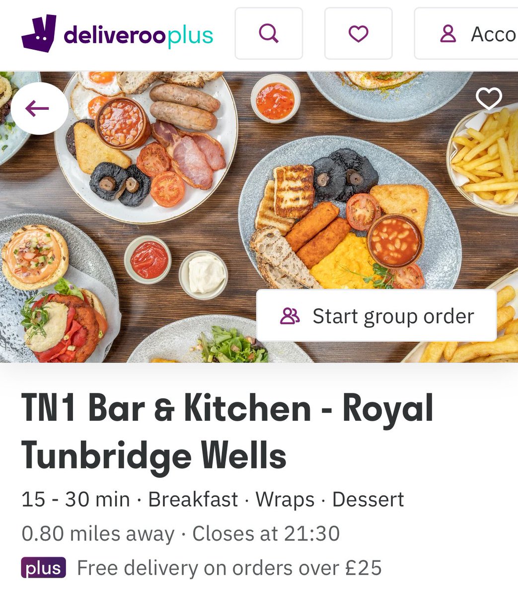 TN1BarKitchen's tweet photo. Did you know that your favourite dishes, from our award winning restaurant, are now available on Deliveroo? 

With many discounted offers running through out the day, we’re the best choice for your take away needs! https://t.co/bBd8f8rNI1