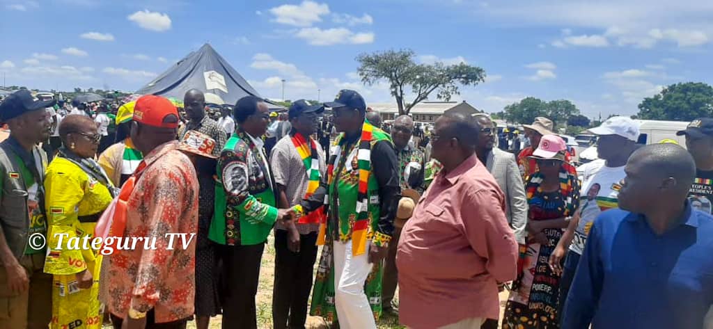 GondaiMutongi's tweet photo. Acting President (Rtd) Colonel K.C.D Mohadi is in Nkulumane drumming up support for Joseph Tshuma the ZANU PF candidate in the by-elections scheduled for 3 February 2024 #VoteZANUPF https://t.co/ysTE23IIDv