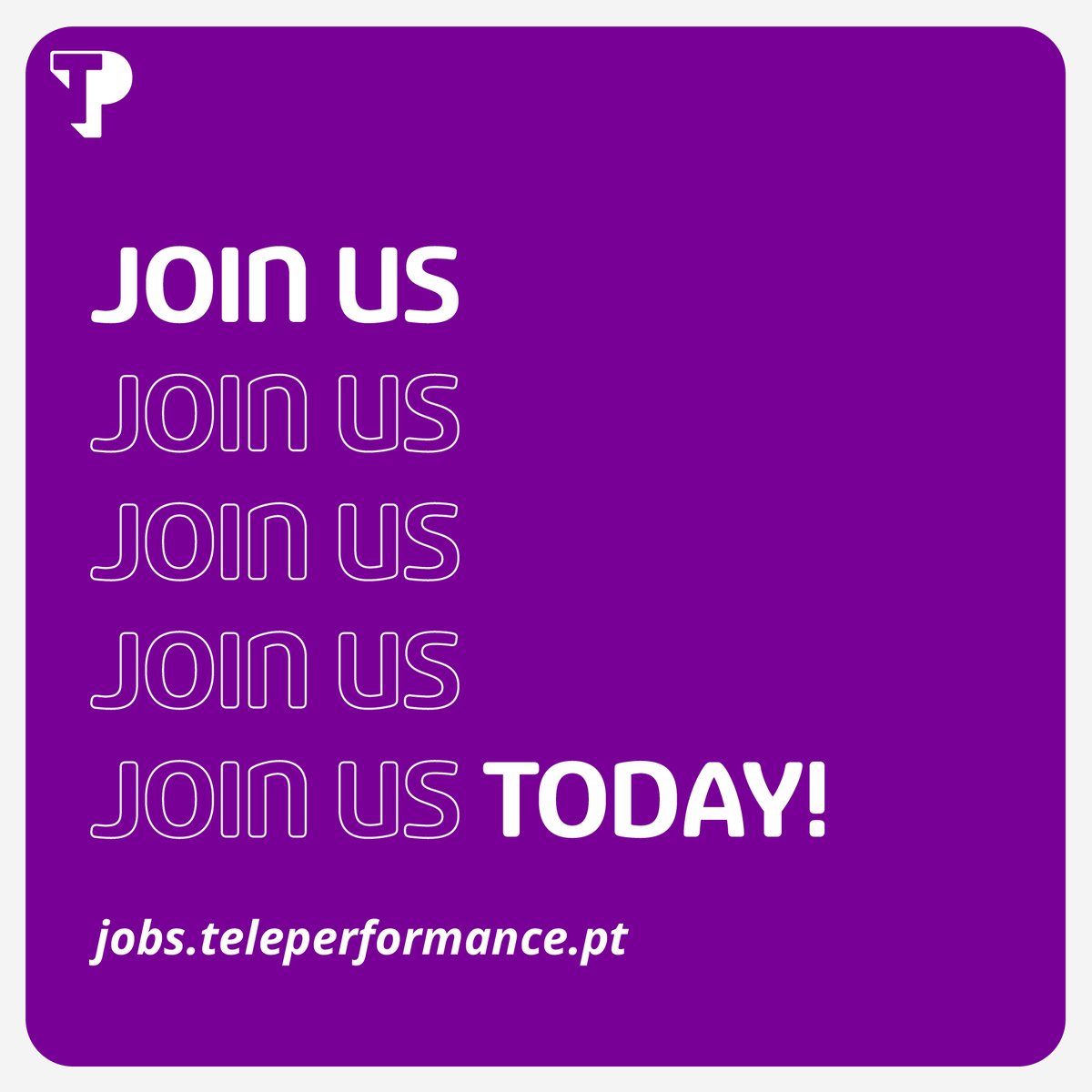 Check out some of our available offers for this week! Find out more job opportunities at  jobs.teleperformance.pt 📷

#teleperformanceportugal #weeklyoffers #Hiring #JobOpportunities #JoinTPportugal