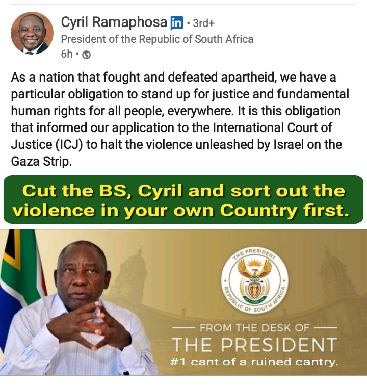 Murders : Apartheid 27,000. ANC 300,000 in the same period of time.