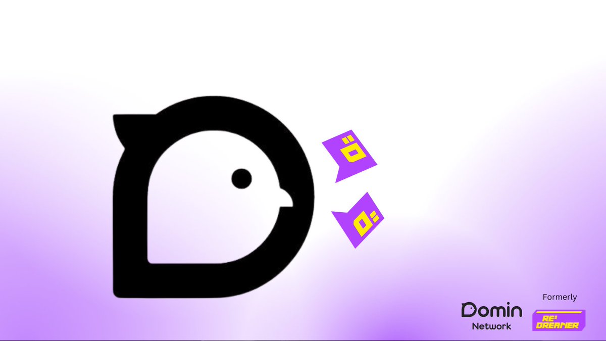 We are RE:BRANDING as Domin Network!

Following our success as @redreamer_lab, we are now using our ERC-6672 to empower consumer data.

Stay tuned to the exciting public beta! 

Join us on Discord : discord.gg/domin 🧵1/2