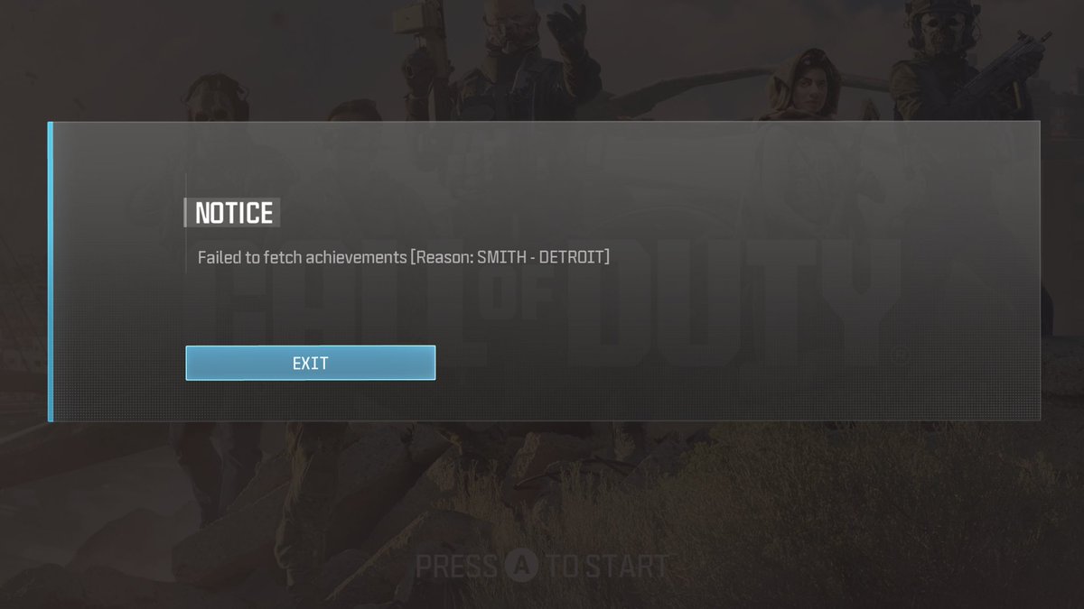 Even <a href="/CallofDuty/">Call of Duty</a> throwing shade at the <a href="/Lions/">Detroit Lions</a>. That's a heck of an error code!