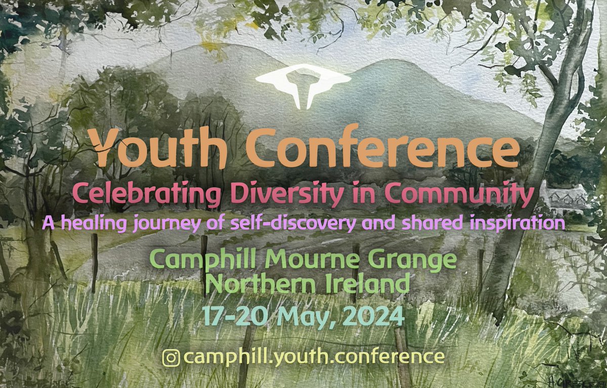 BOOK HERE >> eventbrite.co.uk/e/internationa…

International Youth Conference in Camphill 2024

Celebrating Diversity within community.
A healing journey of self-discovery and imagination.