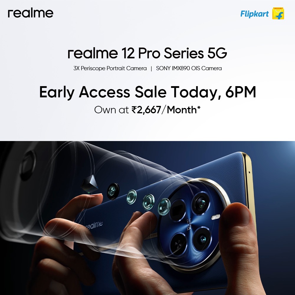asik01546609's tweet photo. Finally the realme 12 Pro series is available from today on Flipkart.
#realme12ProSeriesSaleAt6PM https://t.co/TYrytNb50P
