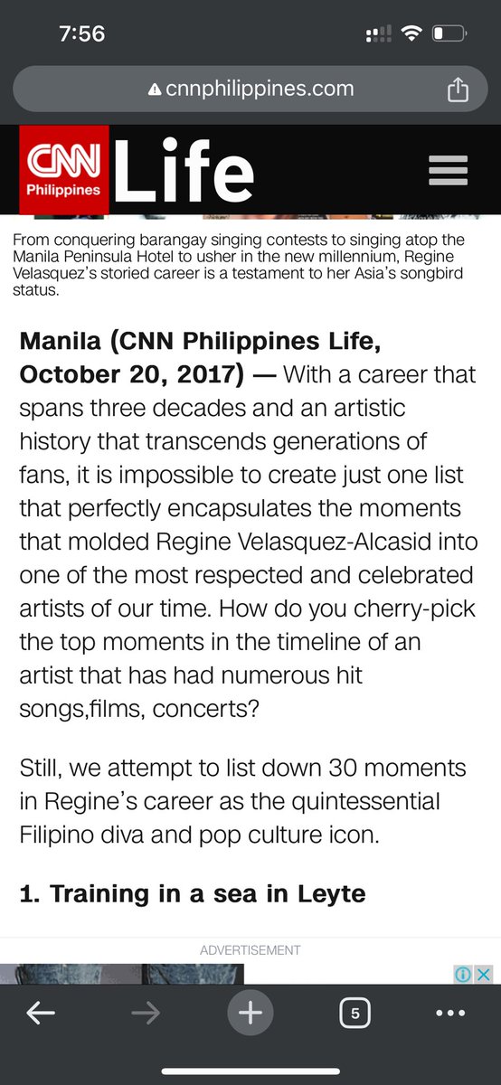 Thank you @cnnphlife. Thanks for giving me and @elvinelvinelvin some space to write about @reginevalcasid.