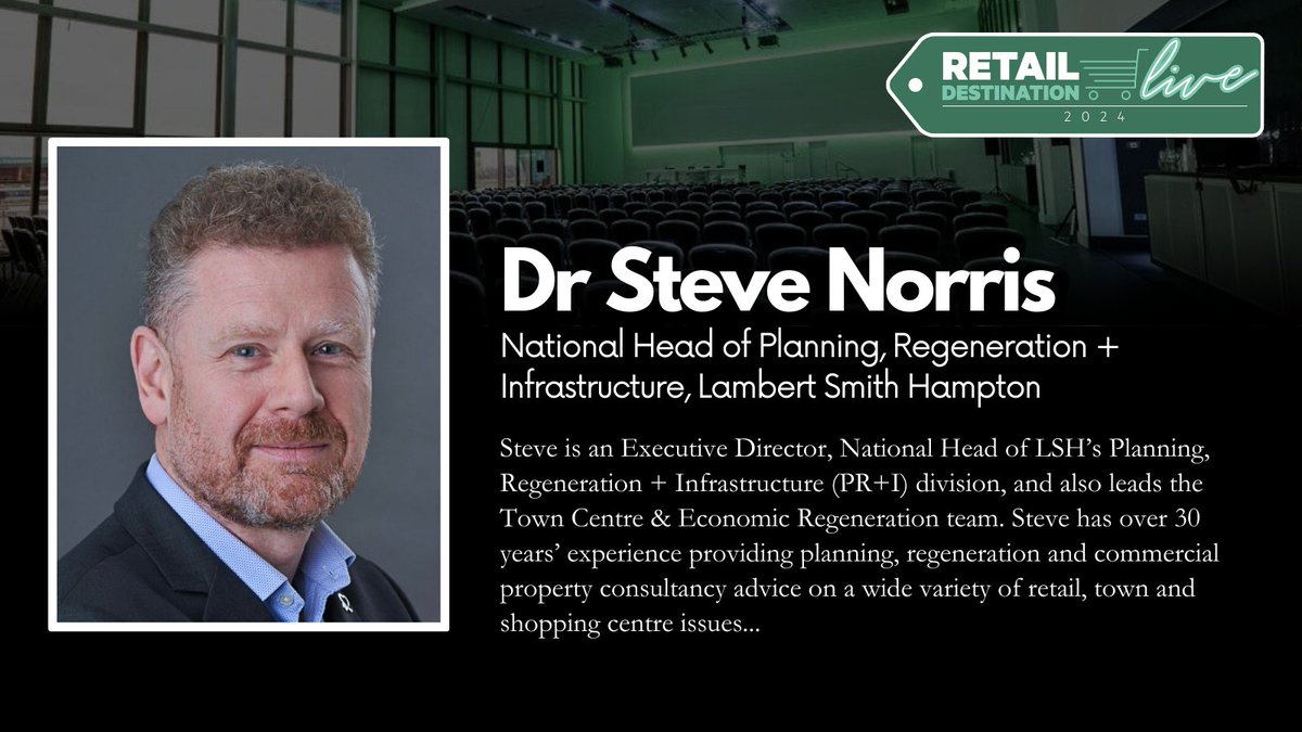 We’re pleased to announce Dr Steven Norris, is joining us at RD Live 2024! To hear more about Steve, click below!📢 retaildestinationlive.com/speaker-profil… For more information about the conference or to buy tickets: retaildestinationlive.com #RDLive