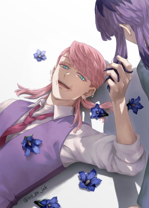 「flower purple hair」 illustration images(Latest)｜21pages
