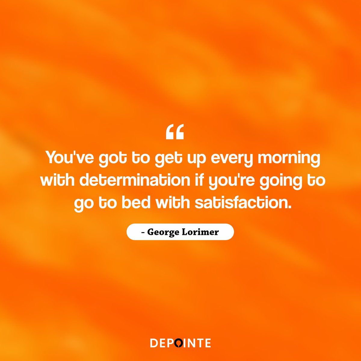 Depointe1's tweet photo. You have to really go after what you’re going to accomplish right from the start of each day. This will help achieve the result you wanted.

#mondaymotivation #qotd https://t.co/pL1o6junEw