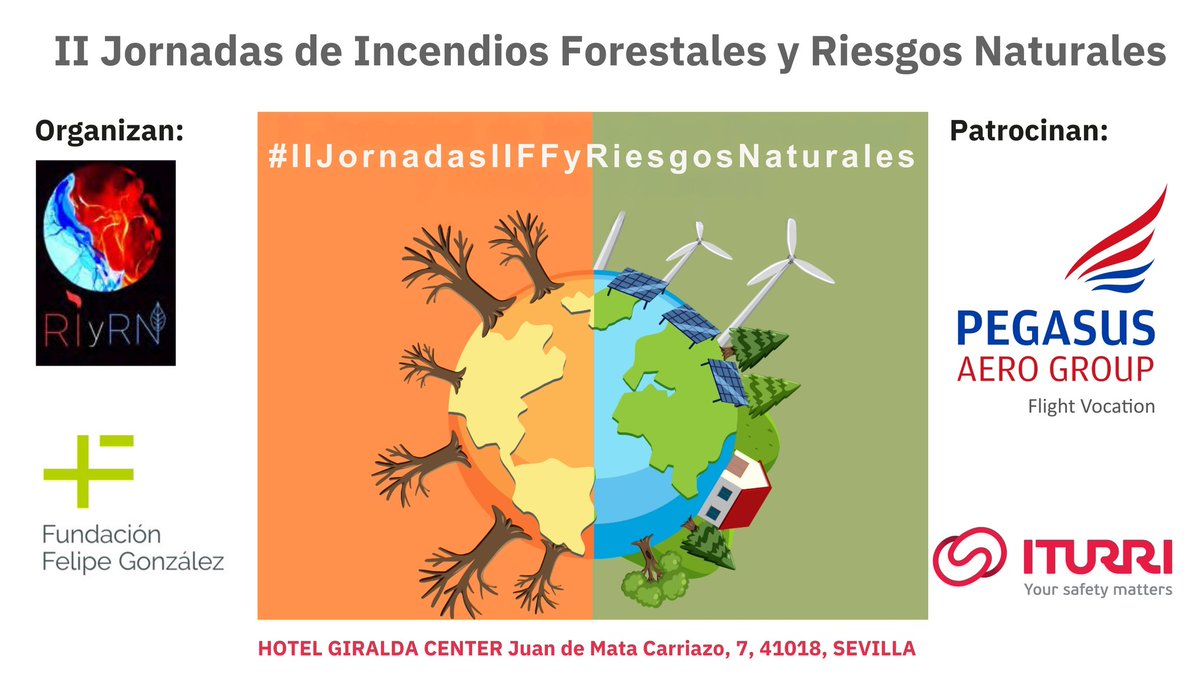 ¡Comenzamos las II Jornadas de Incendios Forestales y Riesgos Naturales! 

Comenzaremos a las 15:00h con la sesión de introducción. Haz clic en el enlace para conectarte al directo: youtube.com/live/Q5DG5ggt5…

#ITURRI #YourSafetyMatters