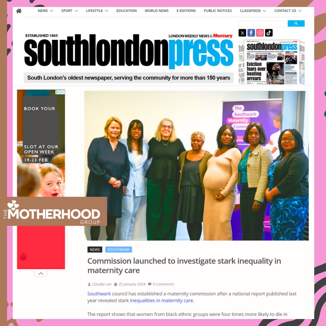 MotherhoodGroup's tweet photo. Thrilled to announce Councillor Evelyn Akoto @evenor23 as keynote speaker for our Black Maternal Health Conf UK. In "Closing the Gap: Improving Equity" she'll address disparities faced by Black birthing people in the UK and bold ideas to eliminate inequalities.  

Honoured for our CEO @sandeeigwe to be appointed to @lb_southwark's maternity commission panel. We'll listen to women's experiences, raise awareness about safe pregnancy & birth, and drive system changes to reduce maternal health inequalities. Together we can make a difference for #Southwark families. #BMHCUK24