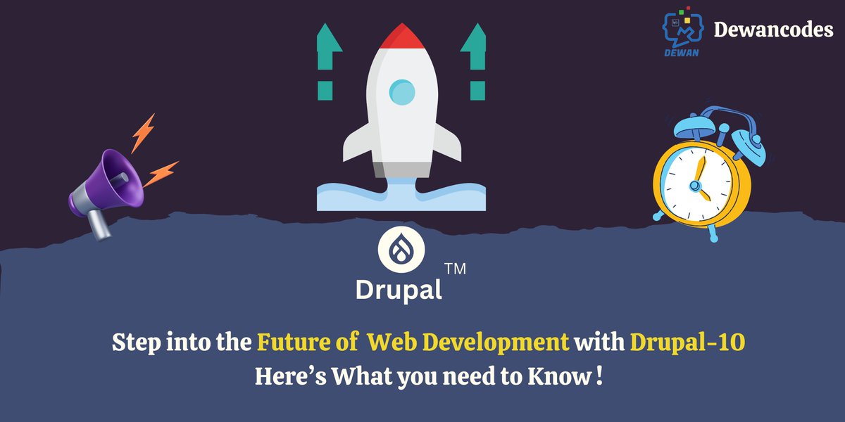 DewanCodes's tweet photo. Step into the Future of Web Development with Drupal-10
Here’s What you need to Know !

#drupal #drupal9 #drupal10 #dewancodes #acquia #LetsConnect #DrupalCommunity #drupaldeveloper #drupaldevelopment https://t.co/8IryjX0A2a