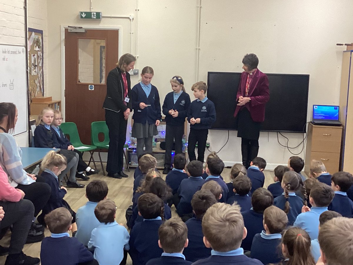 LongboroughCofE's tweet photo. What a wonderful morning we have had with Bishop Rachel and Rev. Katrina. Thank you for visiting us! https://t.co/1irTeWwMmm