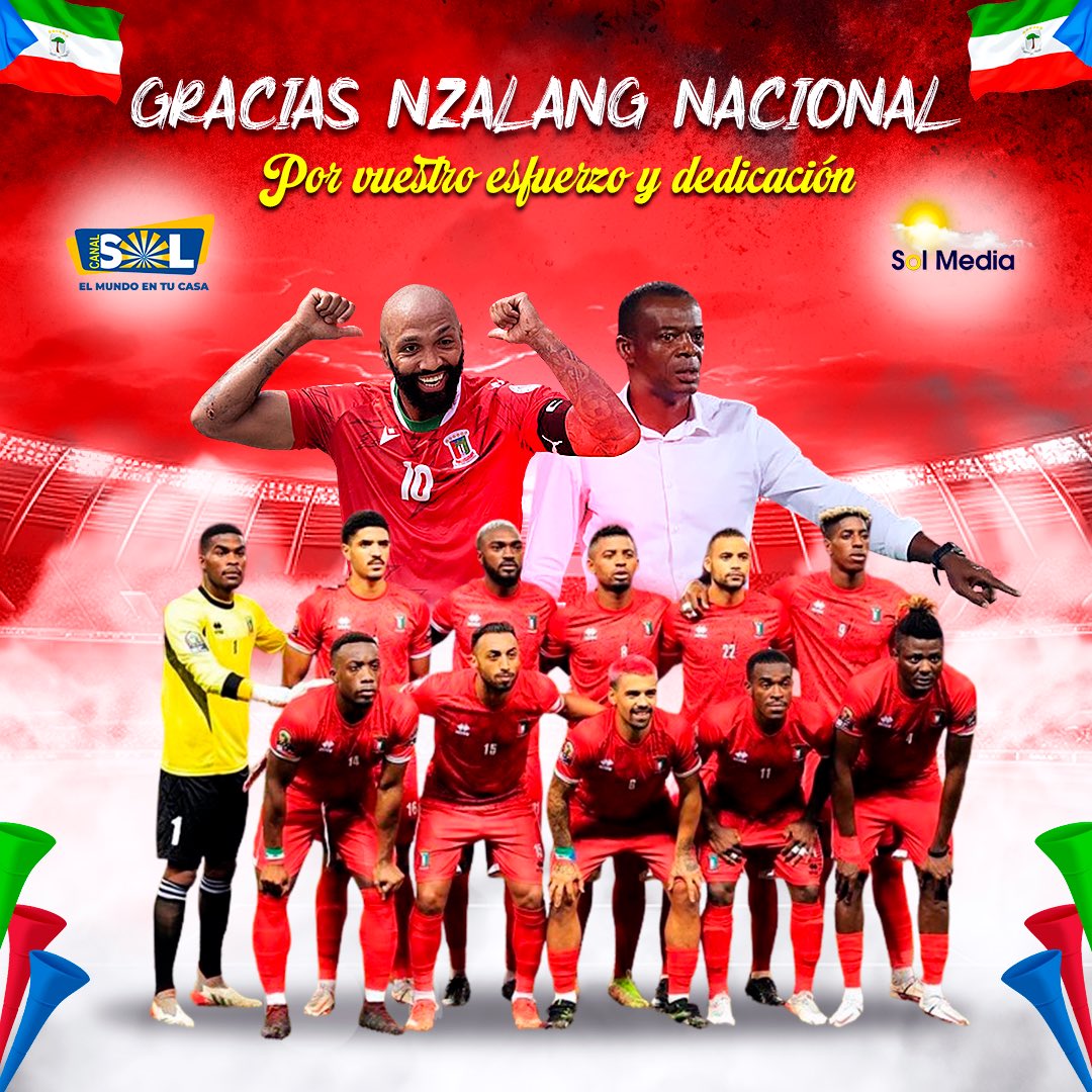 Orgullosos de nuestro Nzalang Nacional. Aunque la #afcon llegó a su fin para nosotros, el esfuerzo y dedicación que mostraron cada partido nos llena de orgullo, ¡Vamos Nzalang!🙌🏼🇬🇶

-

#team #proud #nzalangnacional #football #afcon #afcon2023 #equatorialguinea