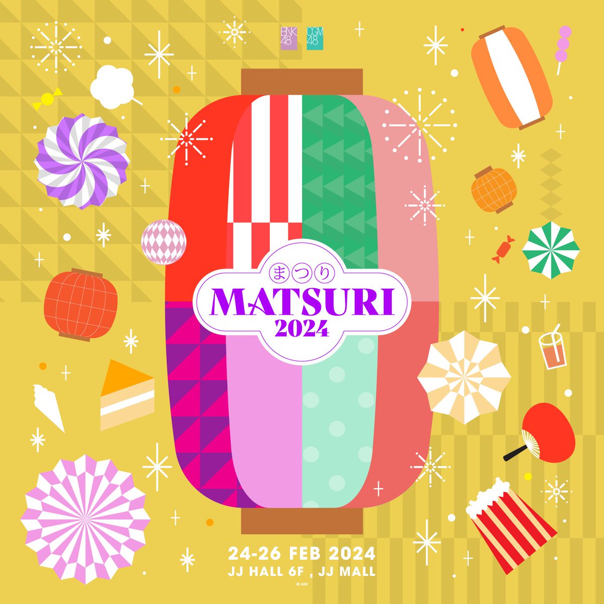 bnk48official's tweet photo. [💜💚] #BNK48CGM48Matsuri2024

BNK48 &amp; CGM48 Matsuri 2024
24-26 FEB 2024 @ JJ Hall 6F, JJ Mall

รายละเอียดกิจกรรมของแต่ละบูธและจำนวน Ticket ที่ใช้ในแต่ละกิจกรรม จะประกาศให้ทราบในภายหลัง

#BNK48 #CGM48 https://t.co/oJePrC2t8A