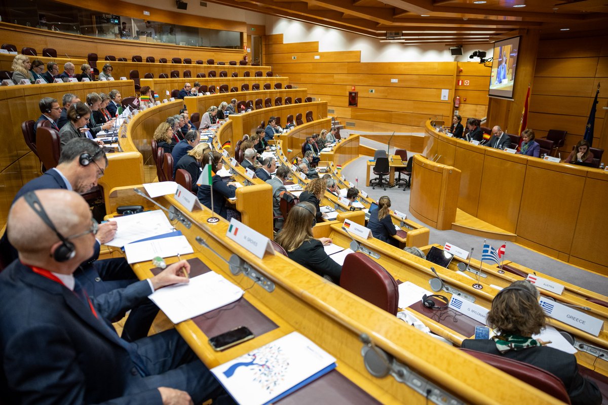 🖼️ #Galería Reunión de secretarios generales de parlamentos de la Unión Europea, inaugurada por el presidente del #Senado, Pedro Rollán

#PARLEU2023ES #EU2023ES

parleu2023.es/galeria-reunio…