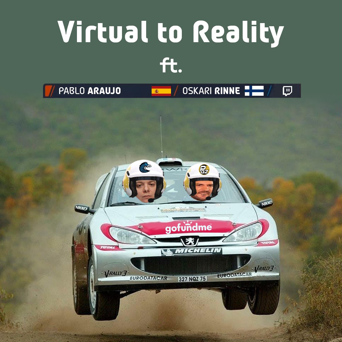 Let's go👊

With <a href="/oskaririnne1/">Oskari Rinne</a>  alongside me, I'm trying to achieve my dream of competing in rallies, and we’ll be livestreaming every step of this adventure!

Will be a long way to reach our goal but I will work hard to make it happen🦾
Info: gofund.me/5ae483f5

Thx❤️