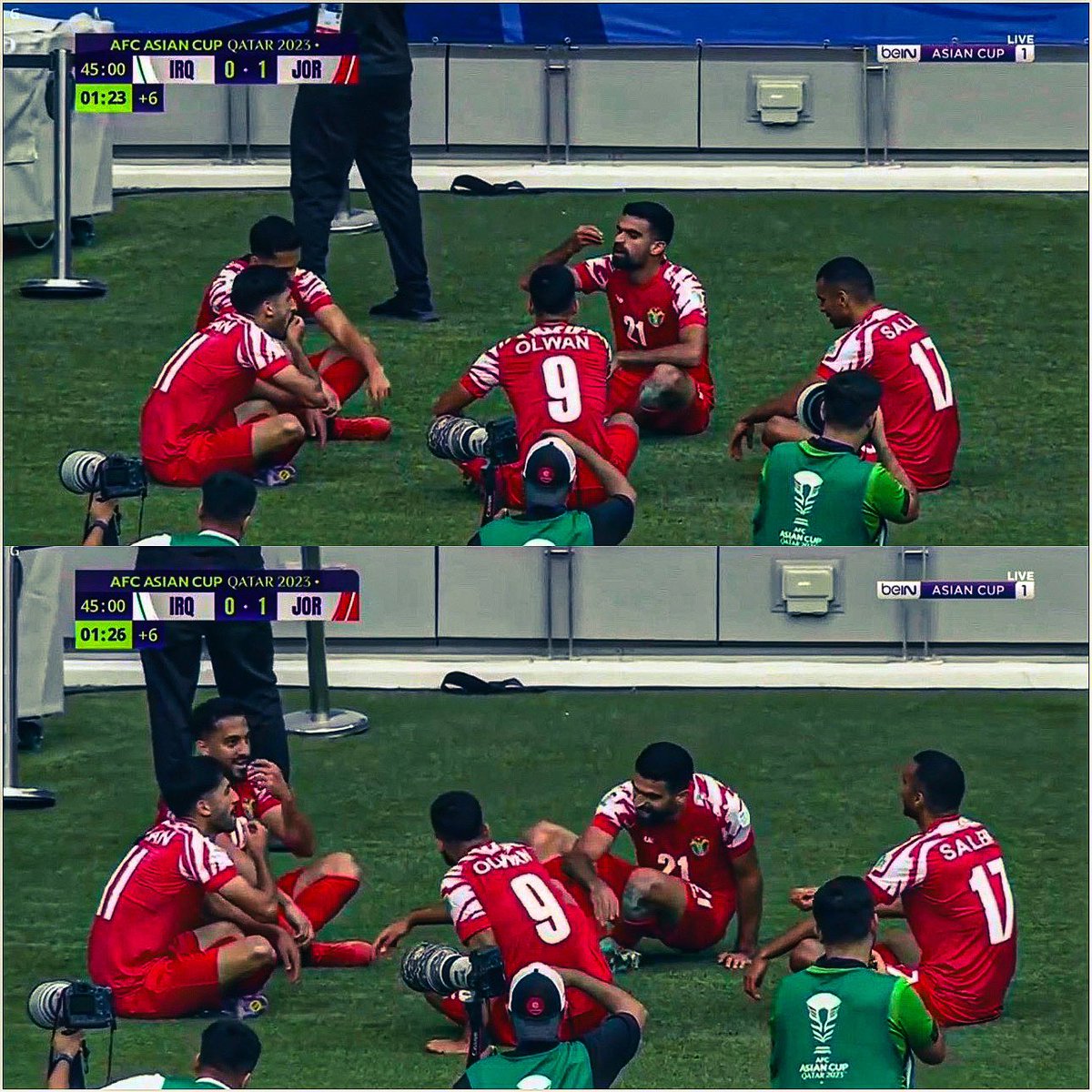 MO_H_Helmi's tweet photo. " أُقعد ، كُل و شرِّب يا النَشمي ، أهل المَنسف و كُرة القدم ،

المَنسف حاضر في ستَاد خليفة الدُولي " 😍

#الاردن_العراق https://t.co/mvAENhgVM5