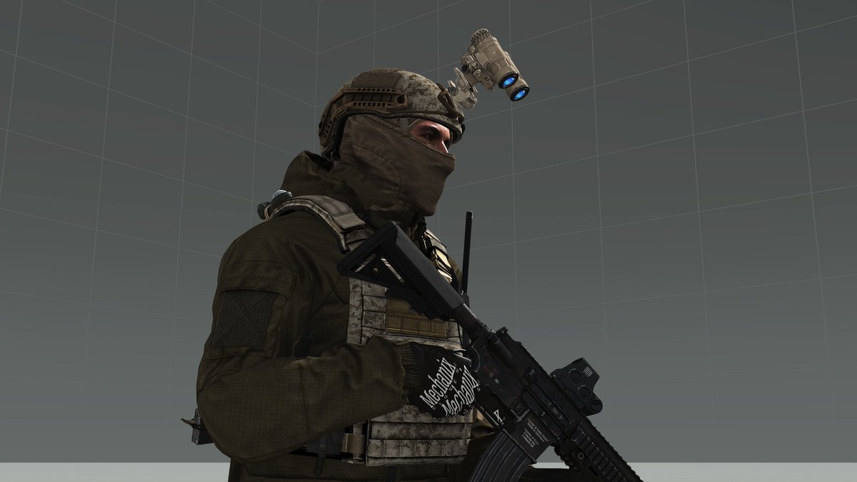 USPmod's tweet image. WIP: First look at the PCU jacket ingame. Still some tweaks to be done but its shaping up nicely.