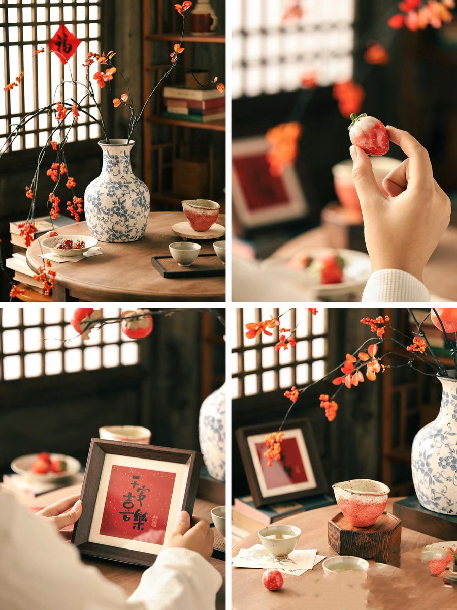 LoveYiwu's tweet photo. Good morning! Let's adorn the home with a festive atmosphere for the Lunar New Year. May the vibrant red hues bring in a prosperous Spring. 🏮🧧 #WelcomingSpring https://t.co/rFfFONtTXa