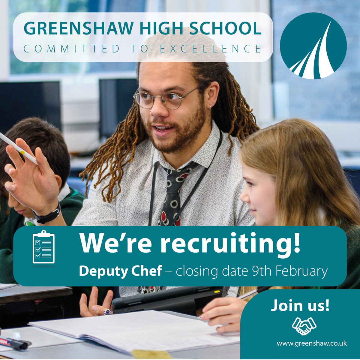 Great opportunity – apply on our website: greenshaw.co.uk/join-us/vacanc…