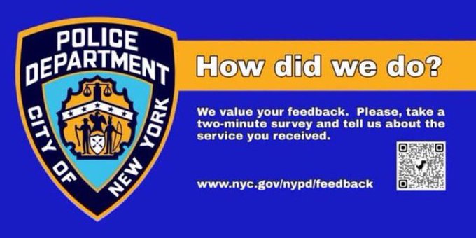 Have you been to the 106 precinct recently? If so, We would want to hear from you!! Let us know how your experience was. Please, follow the link below to complete a short survey. Thank you 😊 surveymonkey.com/r/NYPDwebsite