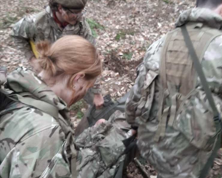 2/2 increase in girls @ @OSH_SCH @CCFcadets seen many taking leadership roles excel @ shooting drill & fieldcraft #thisgirlcan Working with our friends @ @ShrewsburySch this weekend & supported by our brilliant female volunteers we go from #strength2strength