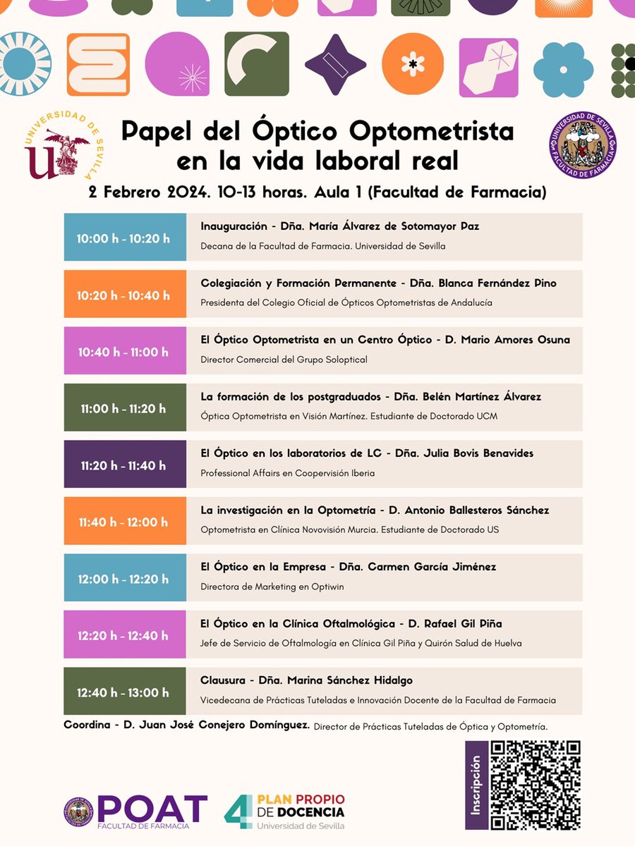 fafarsevilla's tweet photo. Papel del Óptico Optometrista en la vida laboral real. ¡No te las pierdas!

@COOOAndalucia @soloptical @coopervision_es @OPTIWIN @farma_us

#Farmacia #Óptica #POATfarmacia https://t.co/lLT3f4Jwfd
