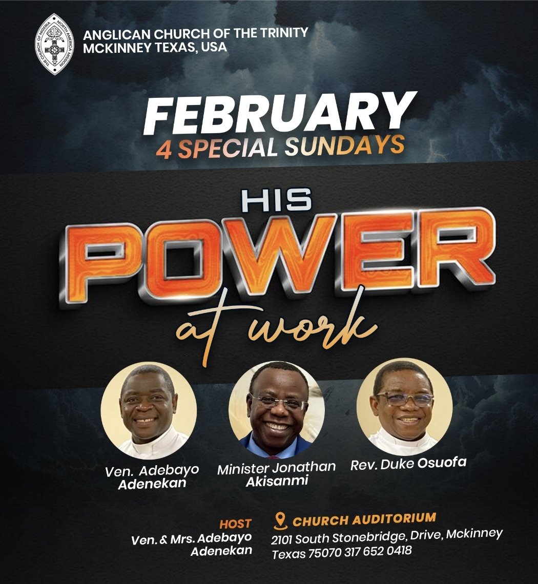 OBAADEBAYO1's tweet photo. It's going to be great as we gather to experience His power in the month of February. Be there!!! https://t.co/BRX4VEUoD0