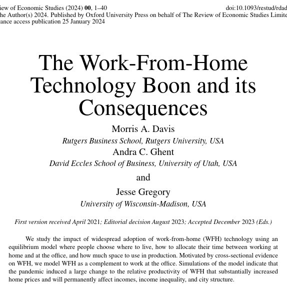 The Review of Economic Studies tweet media