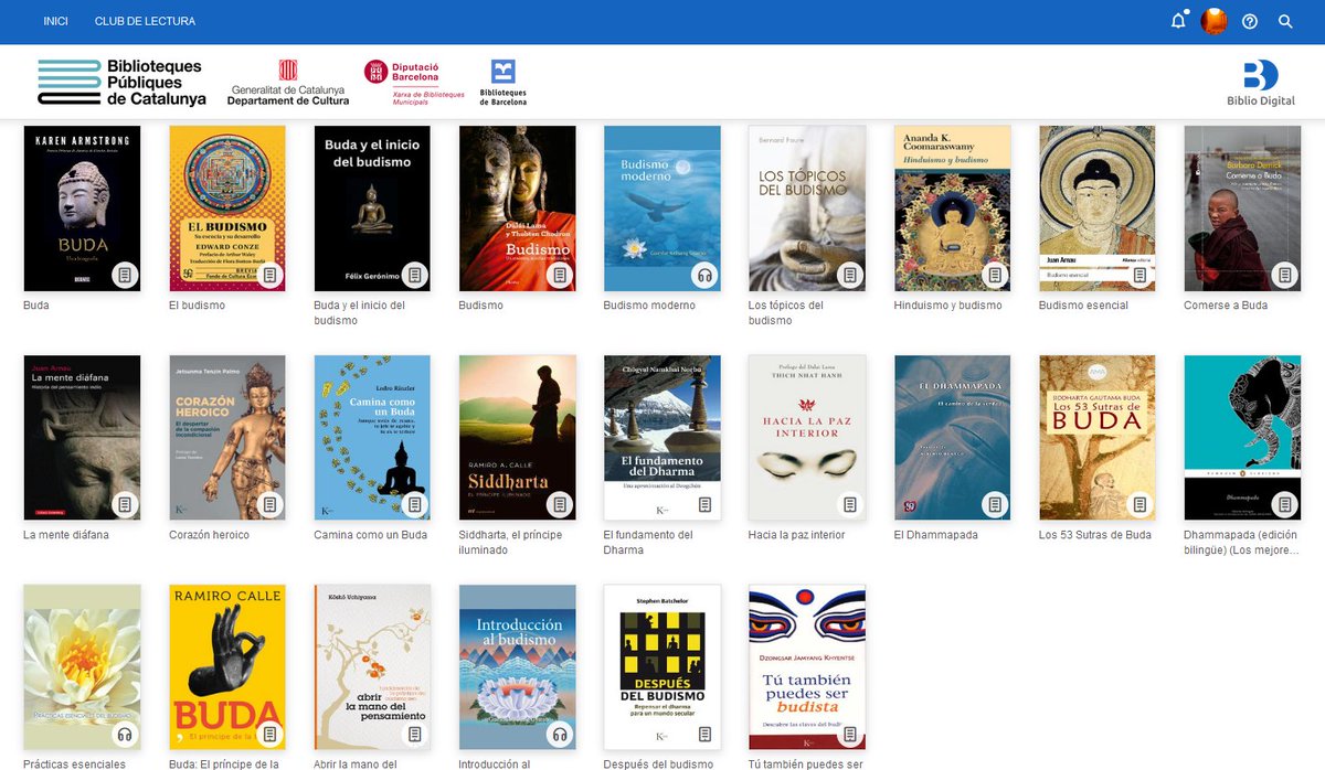 bibliotequescat's tweet image. 🕉️El budisme és una filosofia basada en els ensenyaments del Buda històric, que afirma que la felicitat s'assoleix amb la pau interior aconseguida amb la meditació.
Els nostres 'col·leccionistes' us proposen un 🎡 a la #BiblioDigital per aprofundir-hi: tuit.cat/E71yQ