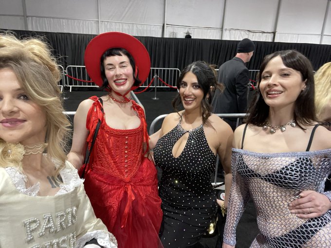Being herded like sexy cattle in the AVN Red Carpet line @thongria @glassolive @TheSarahArabic https://t<a href="/tag/thong"class="tags"><span>#thong</span></a><a href="/tag/cameltoe"class="tags"><span>#cameltoe</span></a><a href="/tag/hairywomen"class="tags"><span>#hairywomen</span></a><a href="/tag/hairygirls"class="tags"><span>#hairygirls</span></a><a href="/tag/onlyfans"class="tags"><span>#onlyfans</span></a>