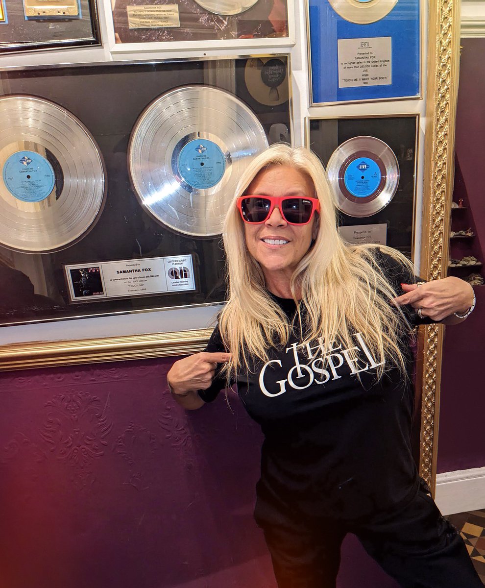 ‼️SAMANTHA FOX SAYS BUY OUR SHIRT‼️

We’ve launched our very first piece of merch 🖤 The Gospel T-shirt, is now available online. 

ebay.co.uk/itm/1349114132…

@SamFoxCom 
#samanthafox  #samfox #manchestergoths #manchestermusic #bandmerch #goth #gothculture #cleopatrarecords