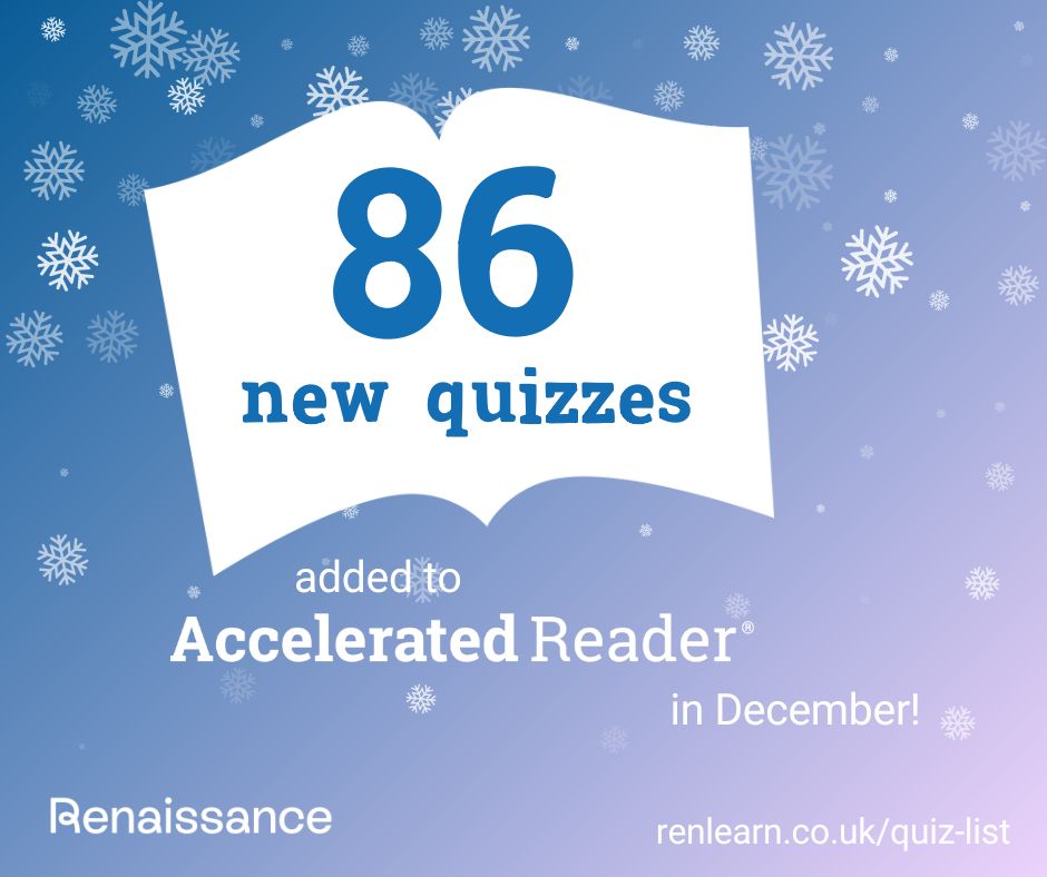 📚 ❄️In December, we added 86 new books to the AR library! Before we release this month's quiz list, why not revisit some of the incredible titles from last month bit.ly/3S8k0lv