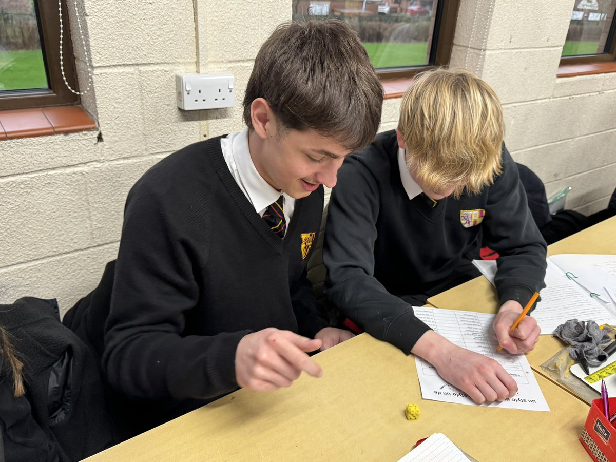 Year 10 French enjoyed improving their speed and spontaneity by playing One Pen One Dice this morning <a href="/HowdenSchool/">HowdenSchool</a> <a href="/gianfrancocont9/">Dr Gianfranco Conti</a> #epi #mfl