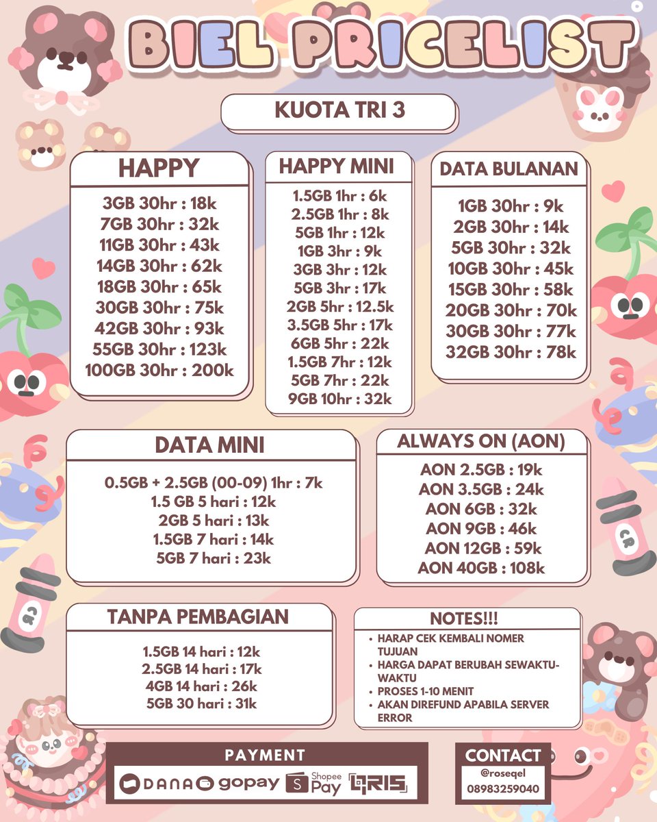 roseqel's tweet photo. @jkt48_kayin haloo ada kak
📩 wa : https://t.co/hsLJ0kzBxq https://t.co/sdU91pmVqA