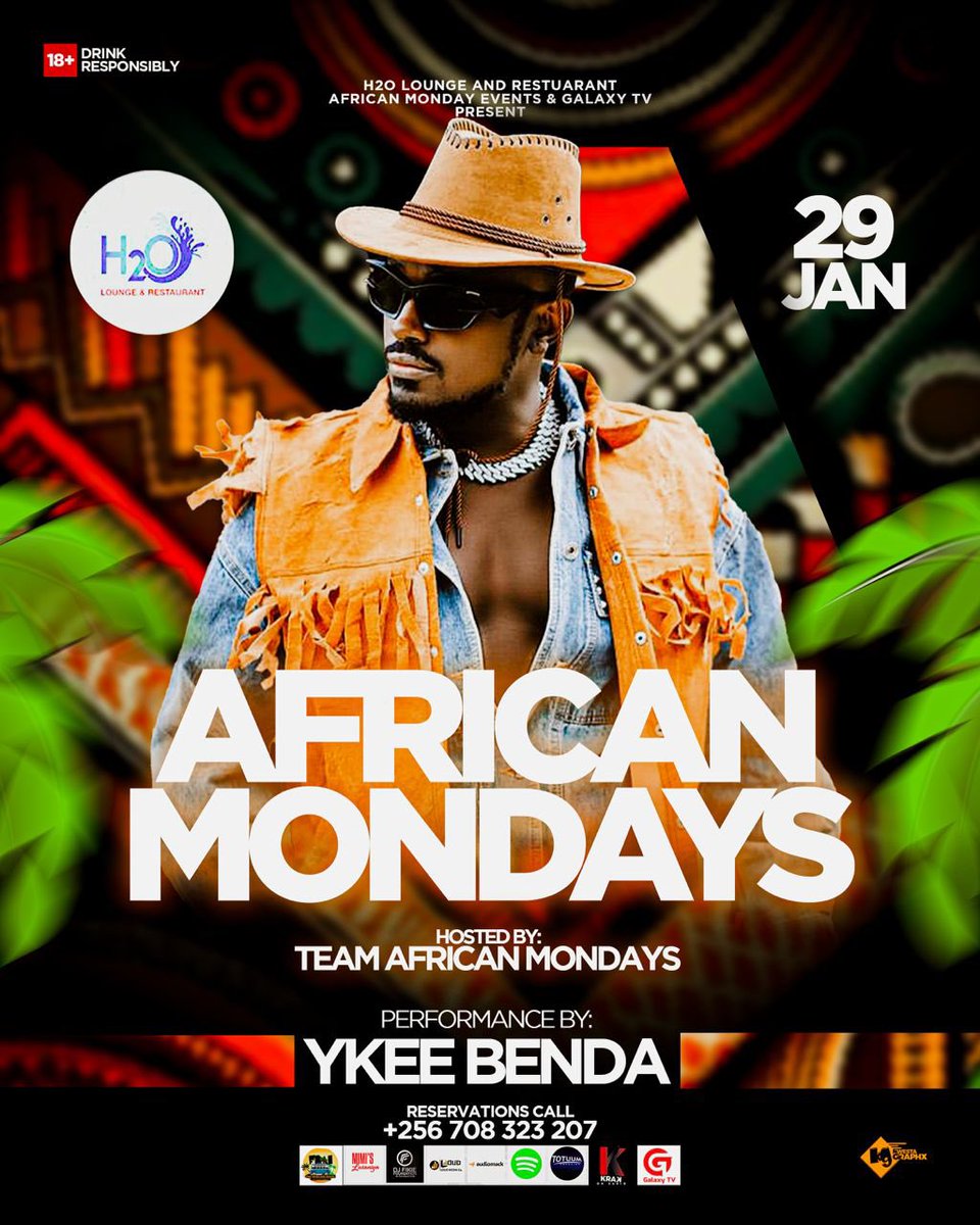 We are @Africanmondays celebrating our own ug music guest performer @ykeebenda