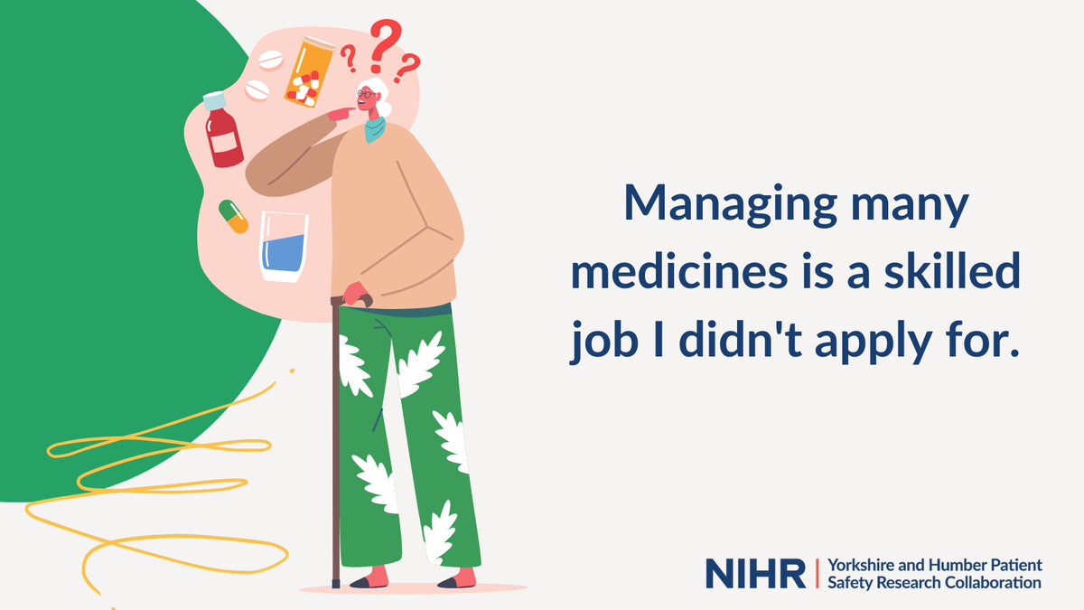 Managing many medicines is a skilled job I didn't apply for:
It is a skilled and safety-critical job demanding time and dedication. People manage medicines and dose changes, different formulations, timings, storage, and check medicines and monitor how they feel.